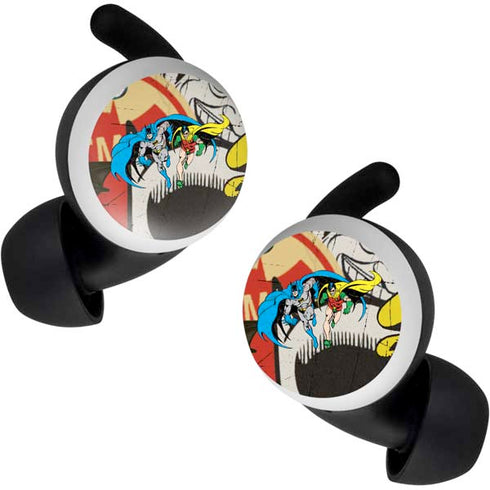 DC Comics Batman and Robin Vintage Action Pose Google Pixel Buds Skin